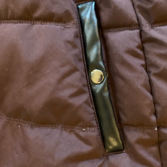 Maroon Puffer Coat - Picture 3 of 3